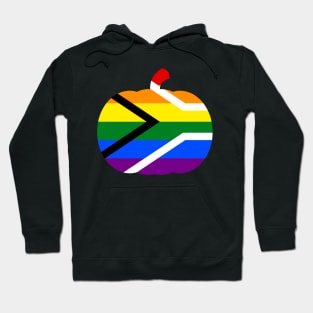 Halloween Pumpkin LGBT Flag South Africa Rainbow PRIDE Hoodie